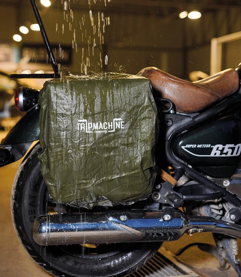 Borsa Laterale Ventura in Canvas & Pelle Cafe Twin x Trip Machine Nera