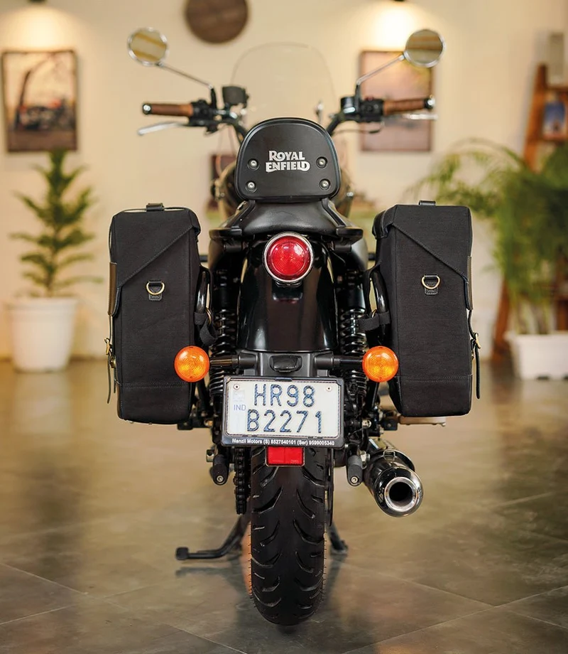 Borsa Laterale Ventura in Canvas & Pelle Cafe Twin x Trip Machine Nera