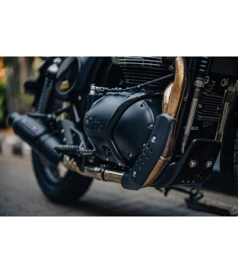 Barre Paramotore Compatte Nere per Bear / Interceptor / Continental GT 650 - Royal Enfield