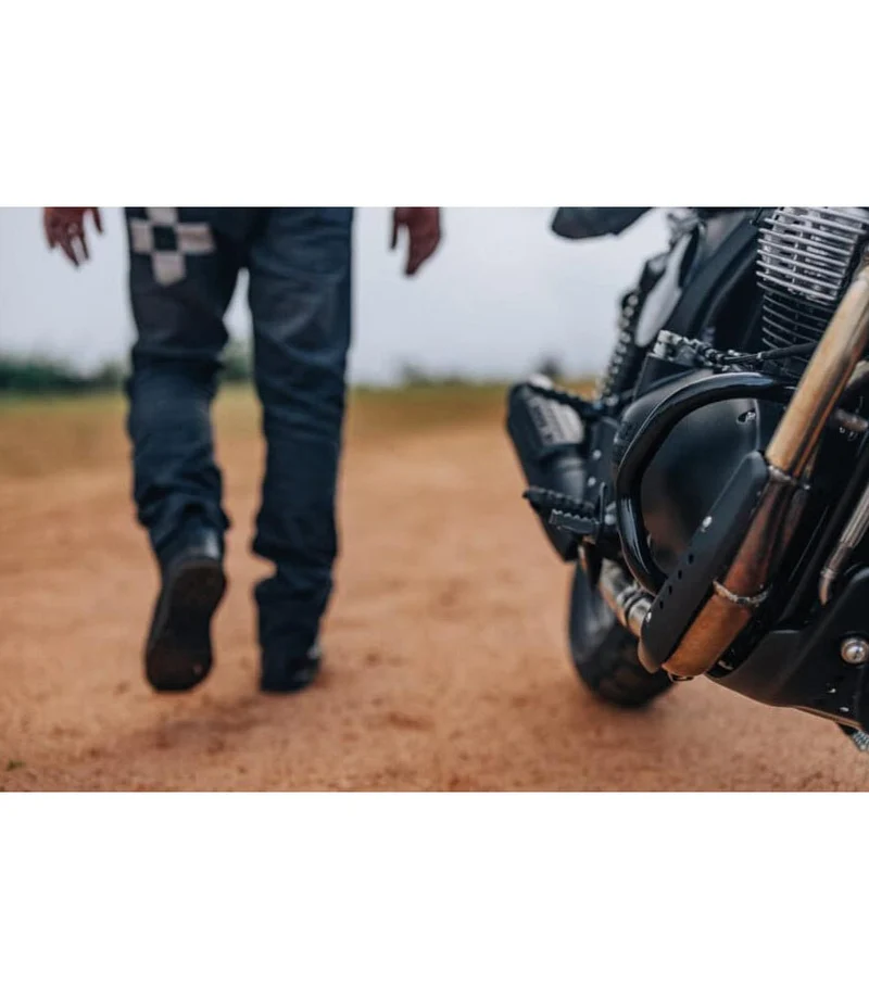 Barre Paramotore Compatte Nere per Bear / Interceptor / Continental GT 650 - Royal Enfield
