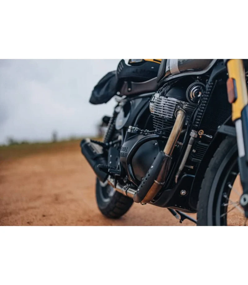 Barre Paramotore Compatte Nere per Bear / Interceptor / Continental GT 650 - Royal Enfield