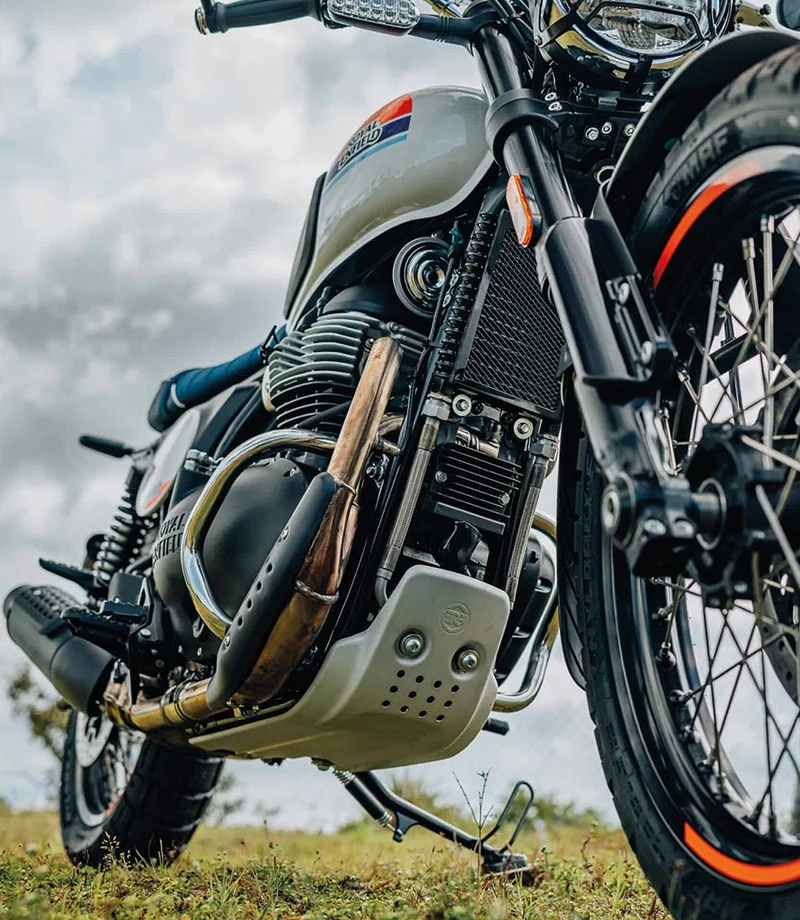 Paracolpi Silver per Bear / Interceptor / Continental GT 650 - Royal Enfield