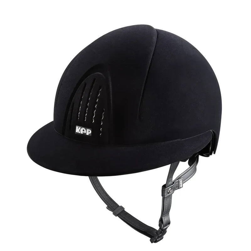 Riding Helmet Smart Nova Velvet Polo Visor