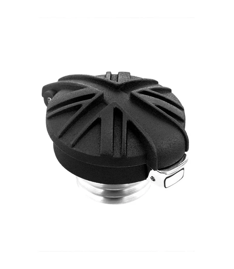 Kit Tappo Monza "Union Jack" per Triumph e HD - NERO
