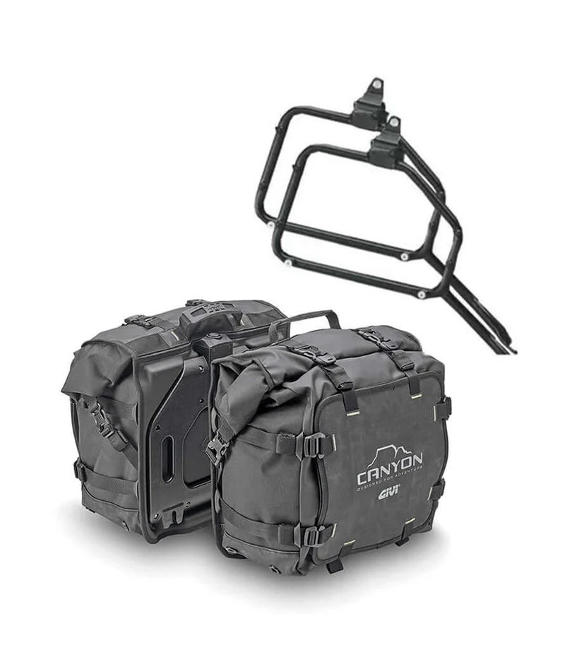Kit Telai Laterali e Borse Canyon per Interceptor 650 - GIVI