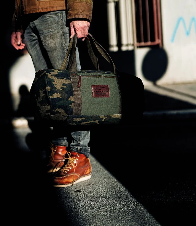 Borsa Royal Enfield Duffle Camo Olive