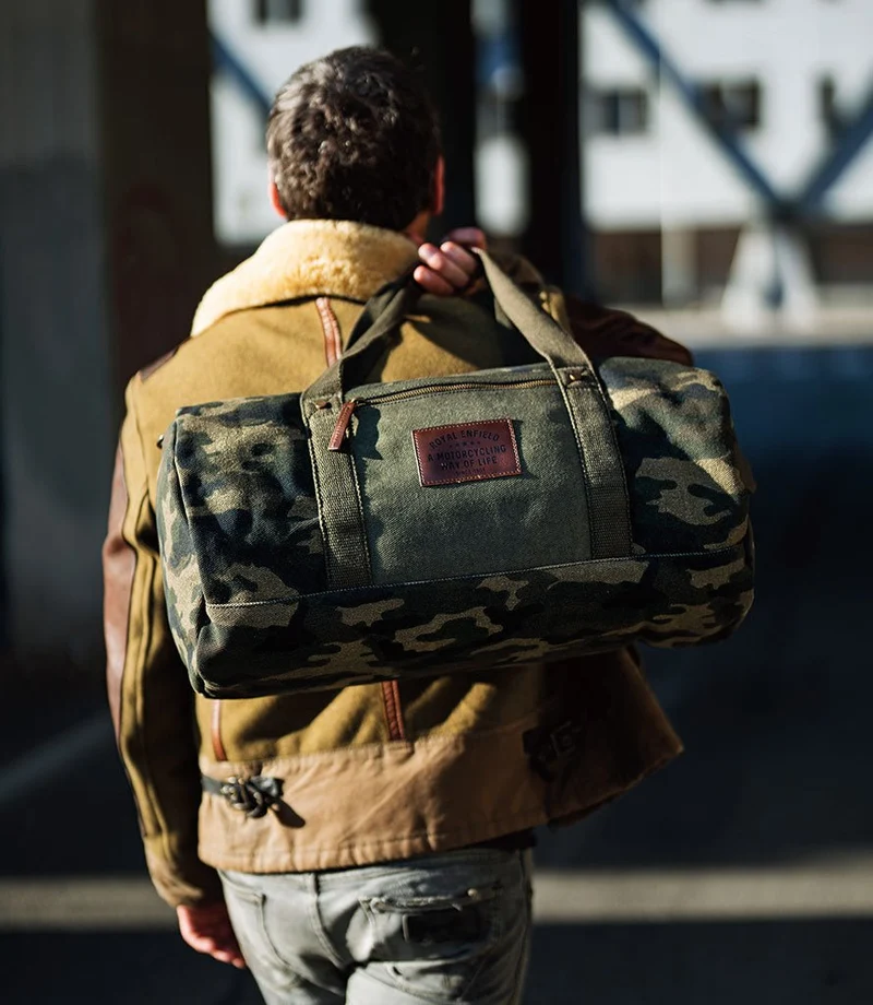 Borsa Royal Enfield Duffle Camo Olive