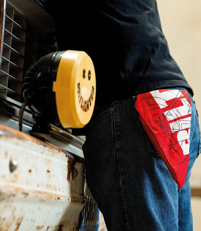Bandana Moto Biltwell Pan Red
