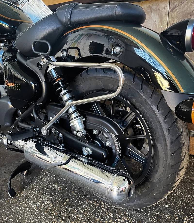 Supporti Borse Moto Cromati per Super Meteor 650