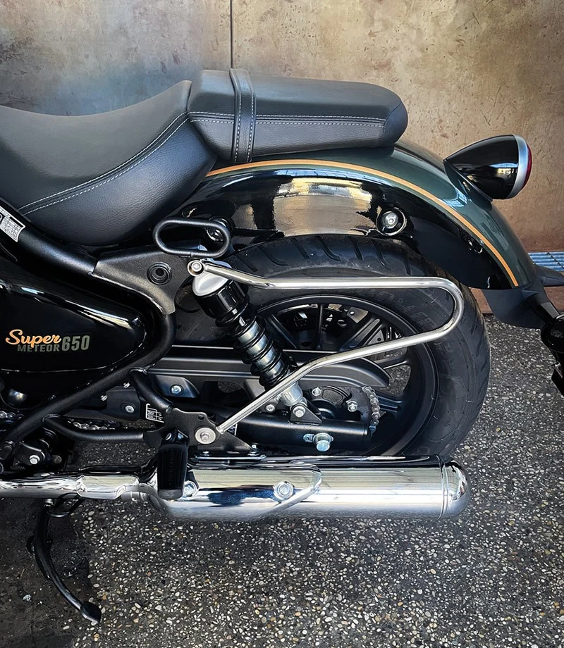 Supporti Borse Moto Cromati per Super Meteor 650