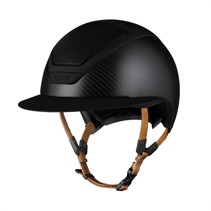 Riding Helmet Star Lady Carbon Matt