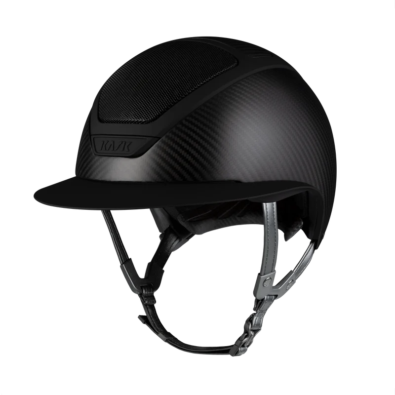 Riding Helmet Star Lady Carbon Matt