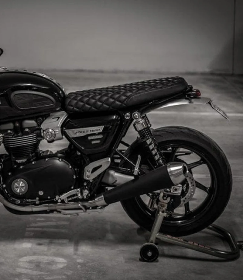 Sella per Speed Twin 1200 Triumph - Nera a Rombi