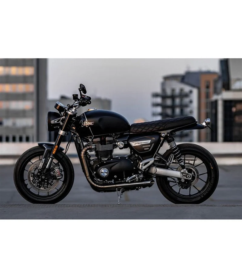 Sella per Speed Twin 1200 Triumph - Nera a Rombi