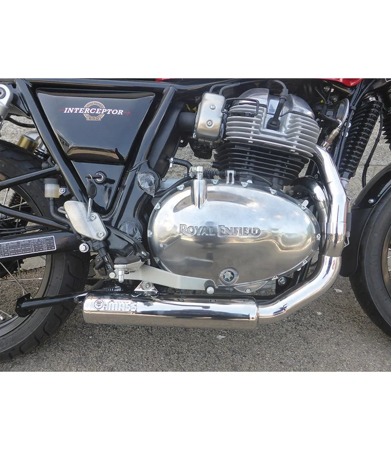 Scarico per Interceptor / Continental GT 650 - Cross Basso - Cafe Twin x Mass Exhaust