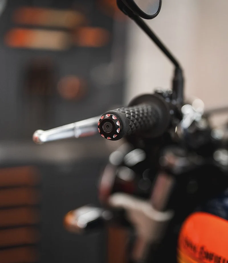 Kit Terminali Manubrio + Manopole per Interceptor e Continental GT 650