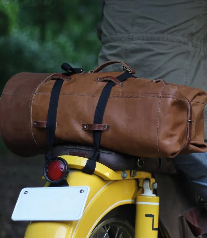 Borsa Moto Military Duffle Bag Trip Machine - Vintage Tan