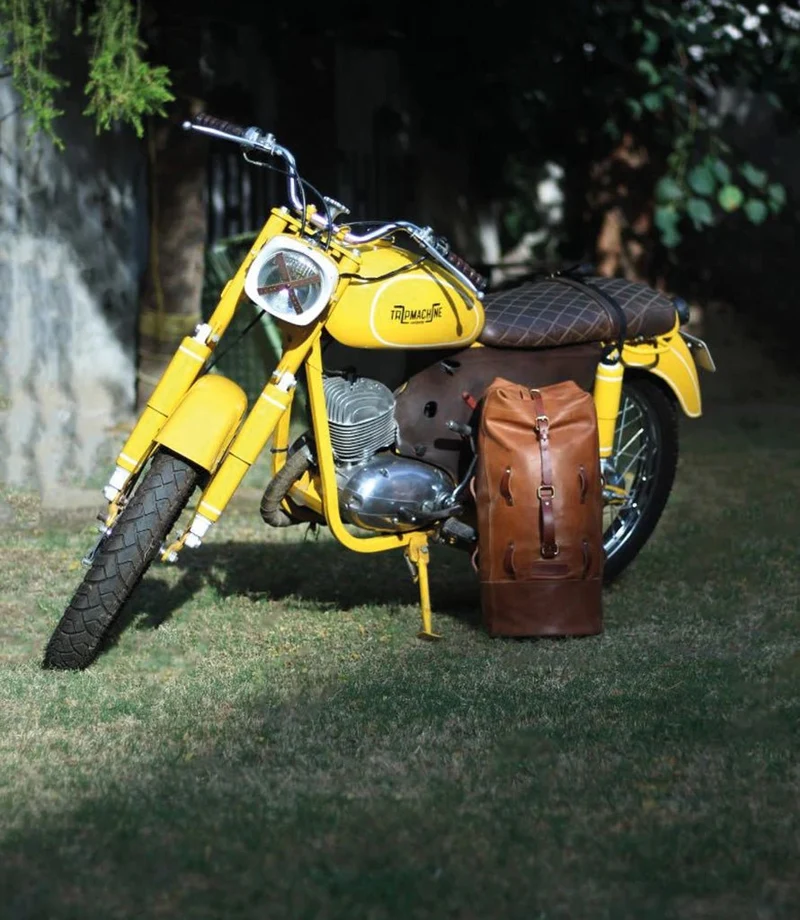Borsa Moto Military Duffle Bag Trip Machine - Vintage Tan