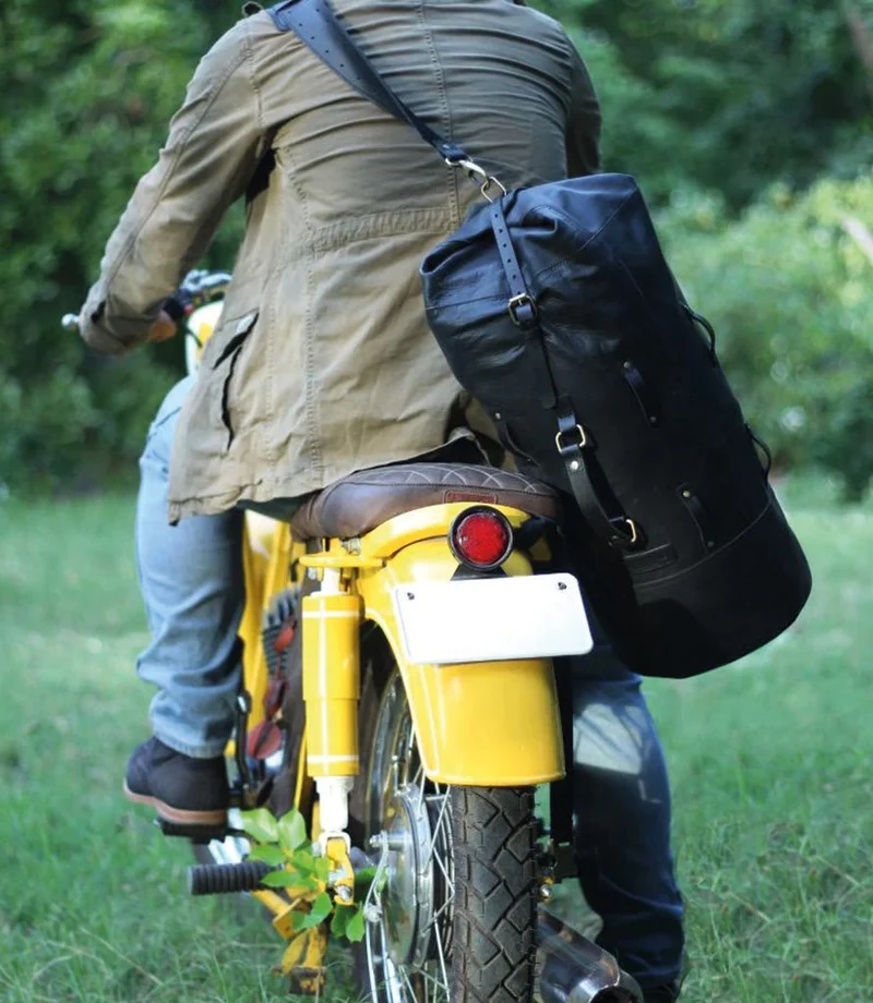 Borsa Moto Military Duffle Bag Trip Machine - Nera