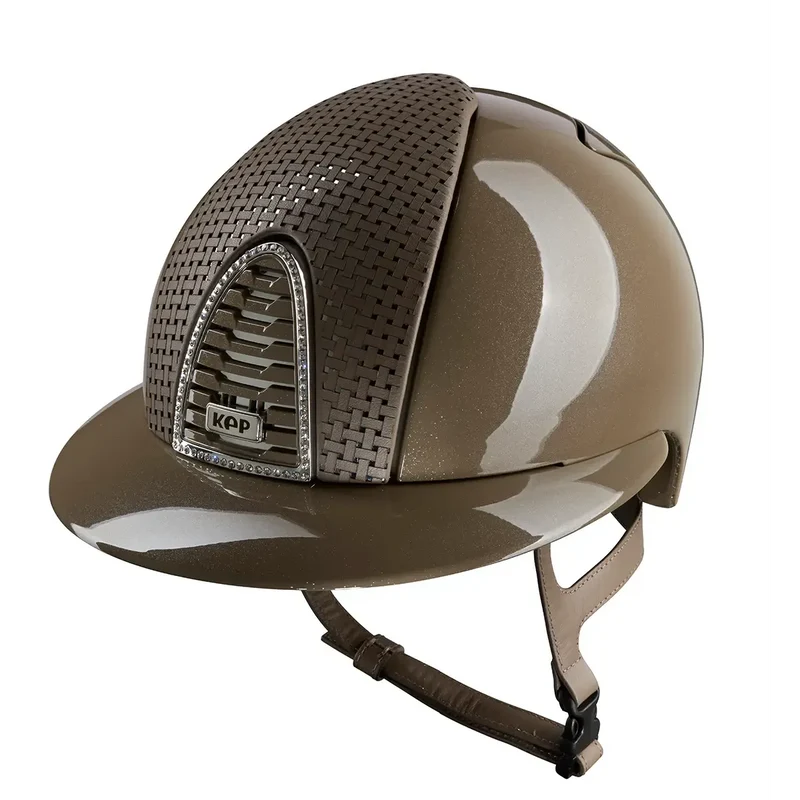 Riding Helmet Cromo 2.0 Verona Polo Visor Diamond Taupe