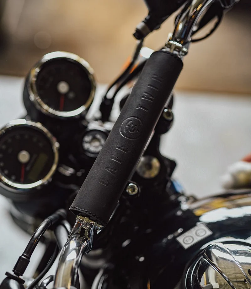 Paracolpi Manubrio - Cafe Twin x Trip Machine - Nero