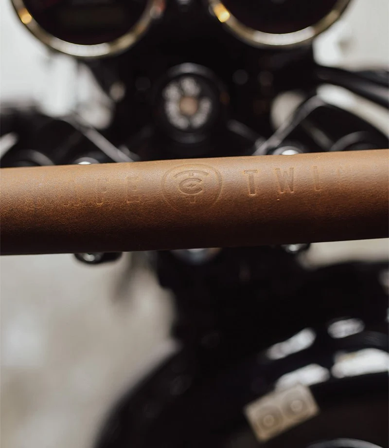 Paracolpi Manubrio - Cafe Twin x Trip Machine - Marrone