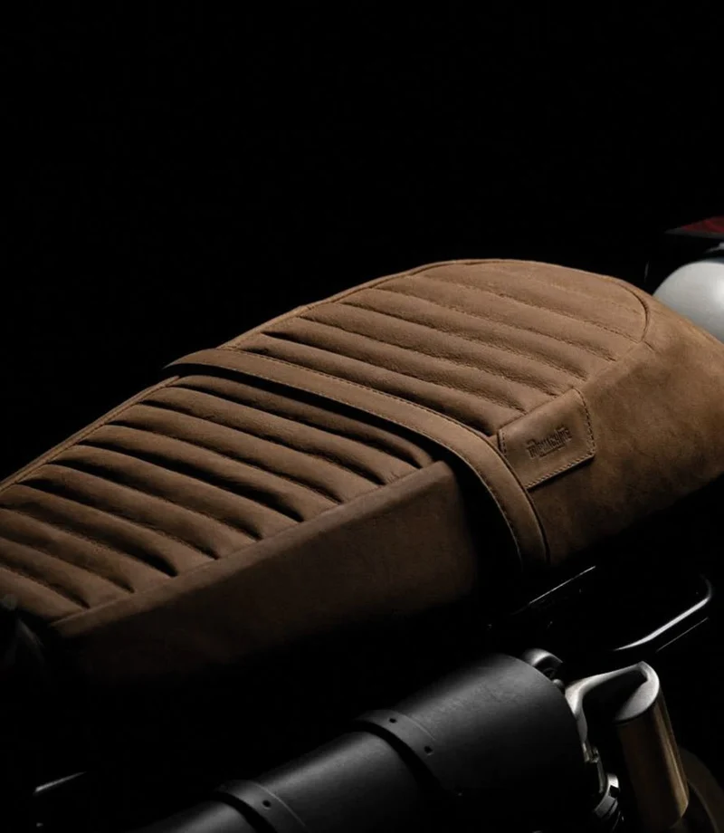 Sella per Interceptor / GT 650 in Pelle Marrone Tobacco