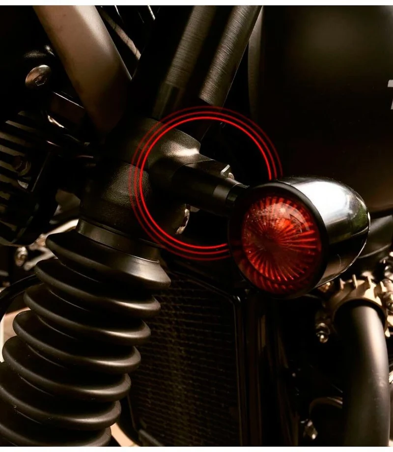 Supporti Frecce Anteriori per Triumph Neri - 10 mm