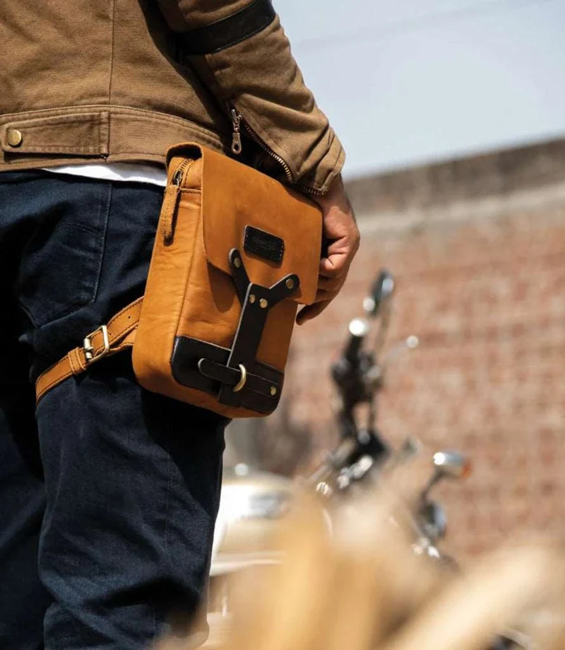 Borsa da Gamba Trip Machine - Vintage Tan