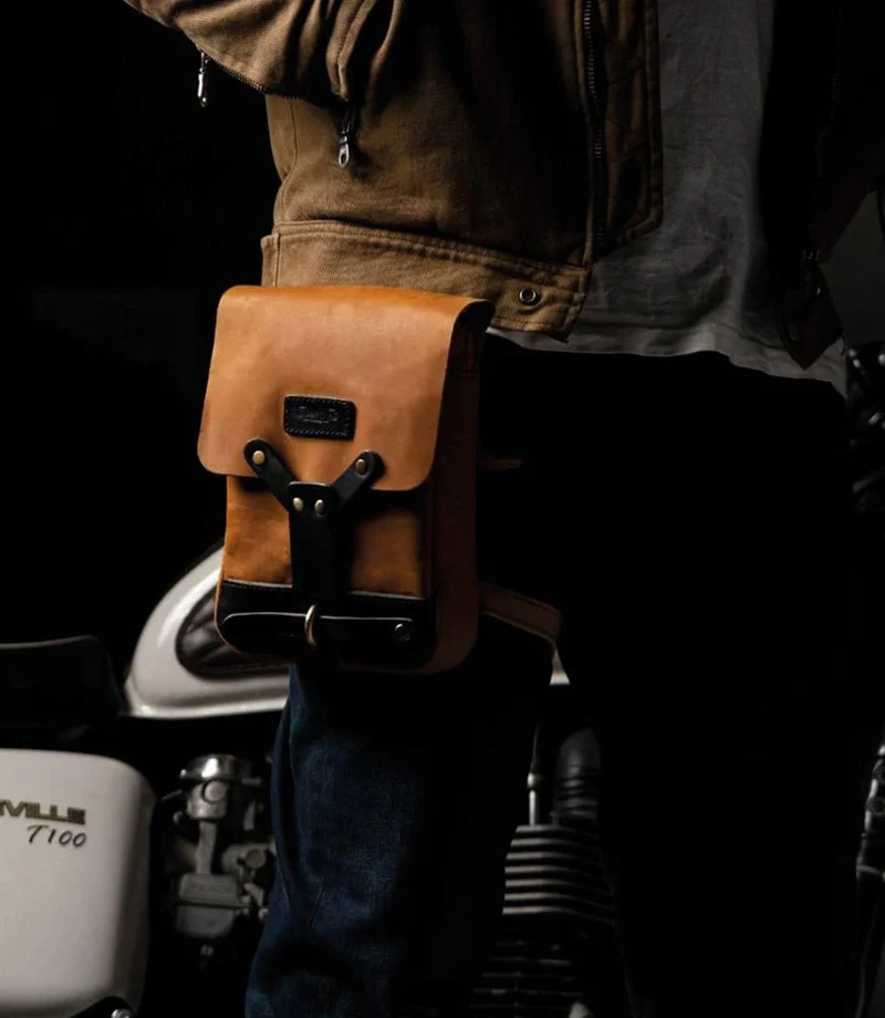 Borsa da Gamba Trip Machine - Vintage Tan