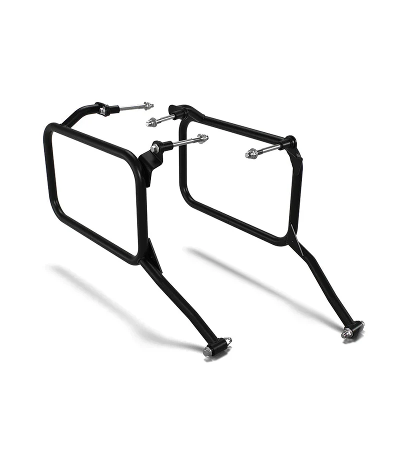 Kit Borse Laterali per Himalayan 450 con Staffe di Supporto Silver