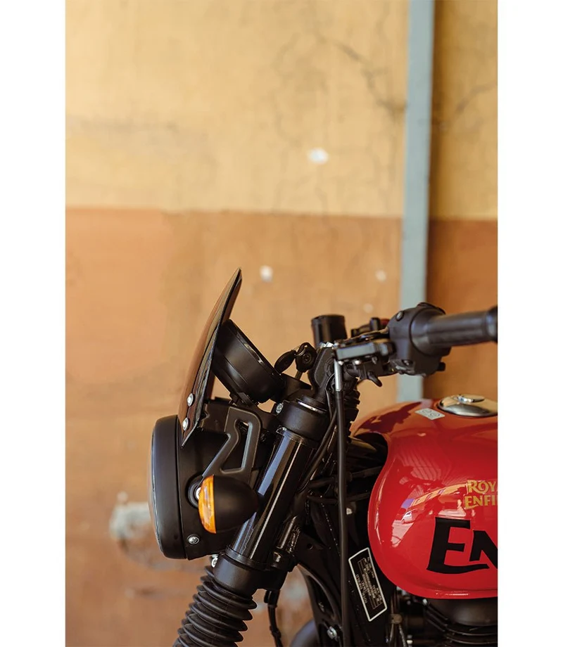 Cupolino Basso per HNTR 350 Royal Enfield - Nero