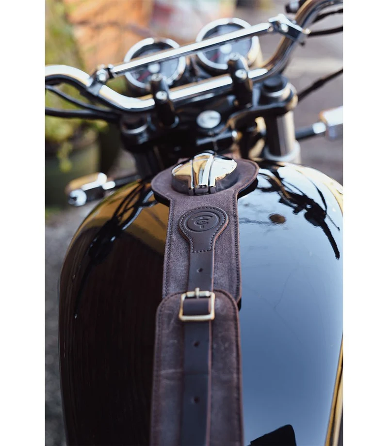 Paraserbatoio per Interceptor / Continental GT 650 - Marrone - Cafe Twin x Trip Machine
