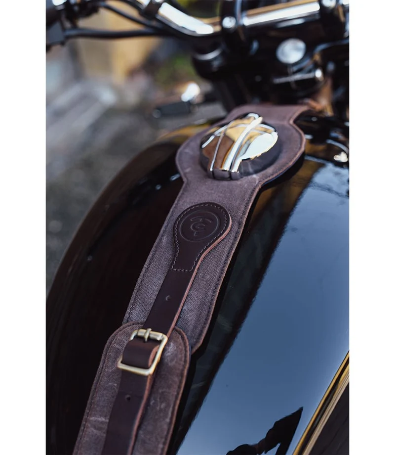 Paraserbatoio per Interceptor / Continental GT 650 - Marrone - Cafe Twin x Trip Machine