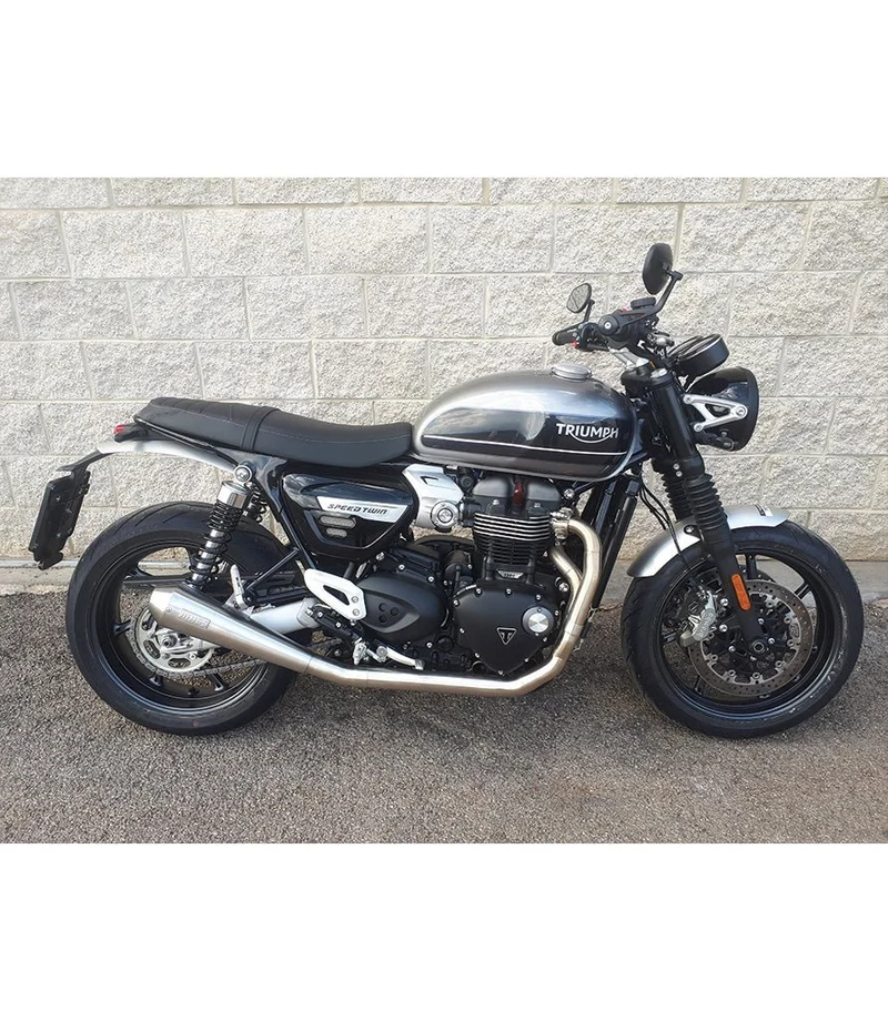 Scarico per Speed Twin - 2in1 - Omologato - Mass Exhaust