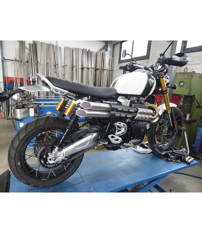 Scarico Alto per Scrambler 1200 XC / XE Omologato - Mohave - Mass