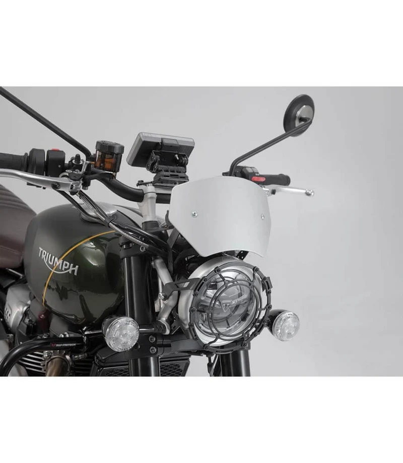Cupolino Argento per Triumph Scrambler 1200 XC/XE 19-23 - Sw-Motech
