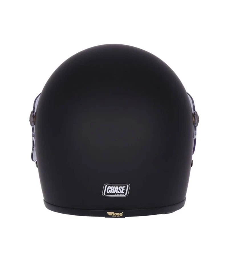 Casco Vintage Integrale Roeg Chase Nero Opaco