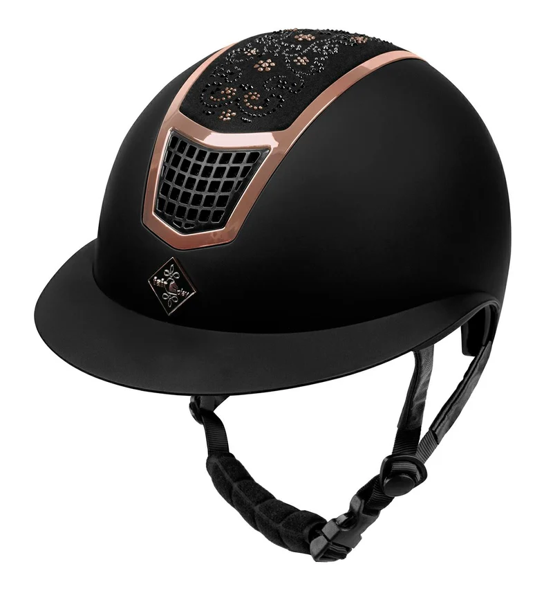 Riding Helmet Quantinum 2.0 - Black W-V Chic Rosegold