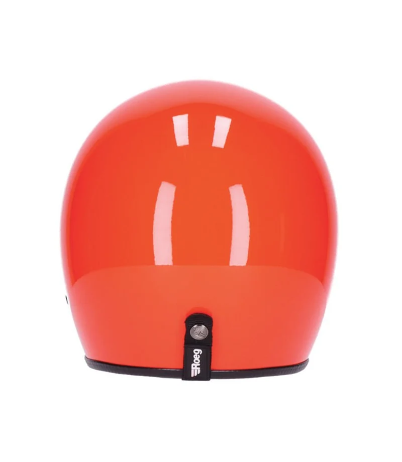 Casco Jet Vintage Rosso Roeg