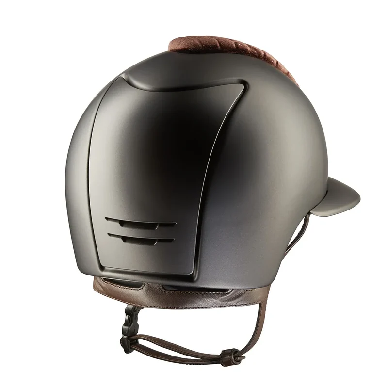 Riding Helmet Cromo 2.0 Milano - Textile Brown Polo Visor