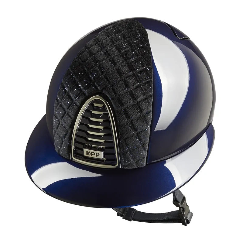 Riding Helmet Cromo 2.0 Milano - Polish Blue Polo Visor