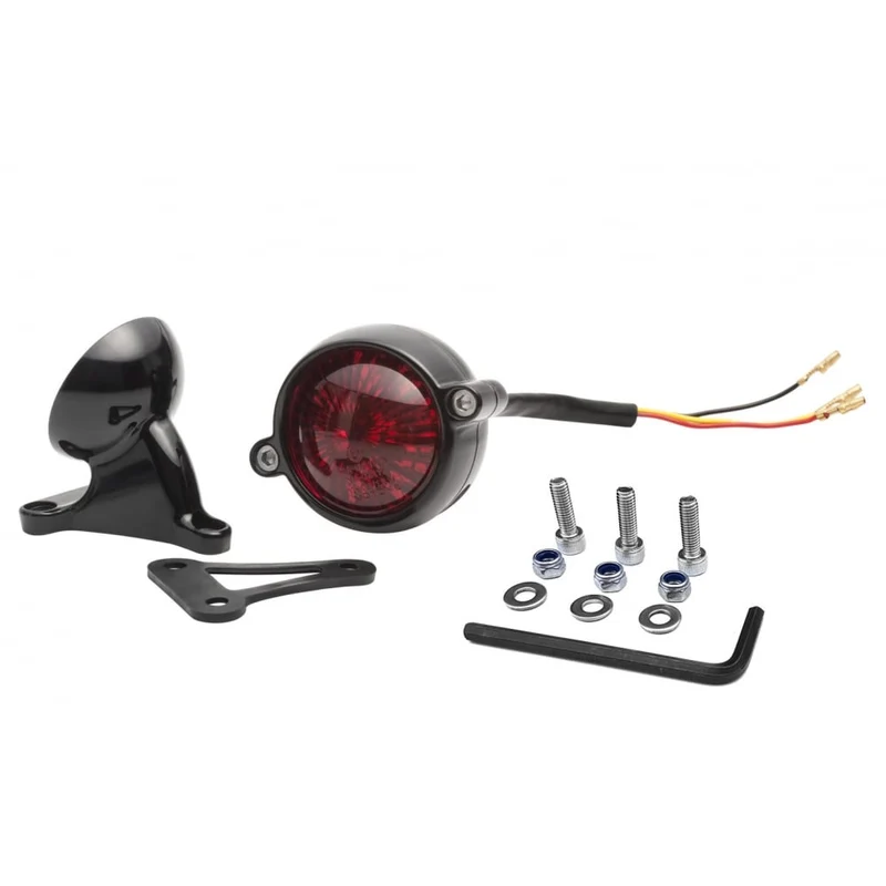 Fanale Posteriore Moto LED Nero Eldorado