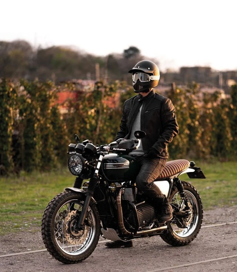 Sella per Triumph Cafe Racer - Marrone Chiaro