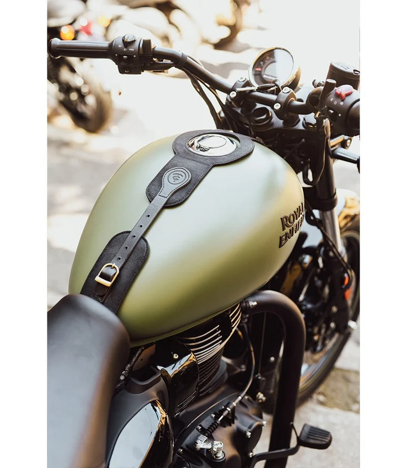 Paraserbatoio per Meteor 350 - Cafe Twin x Trip Machine - Nero