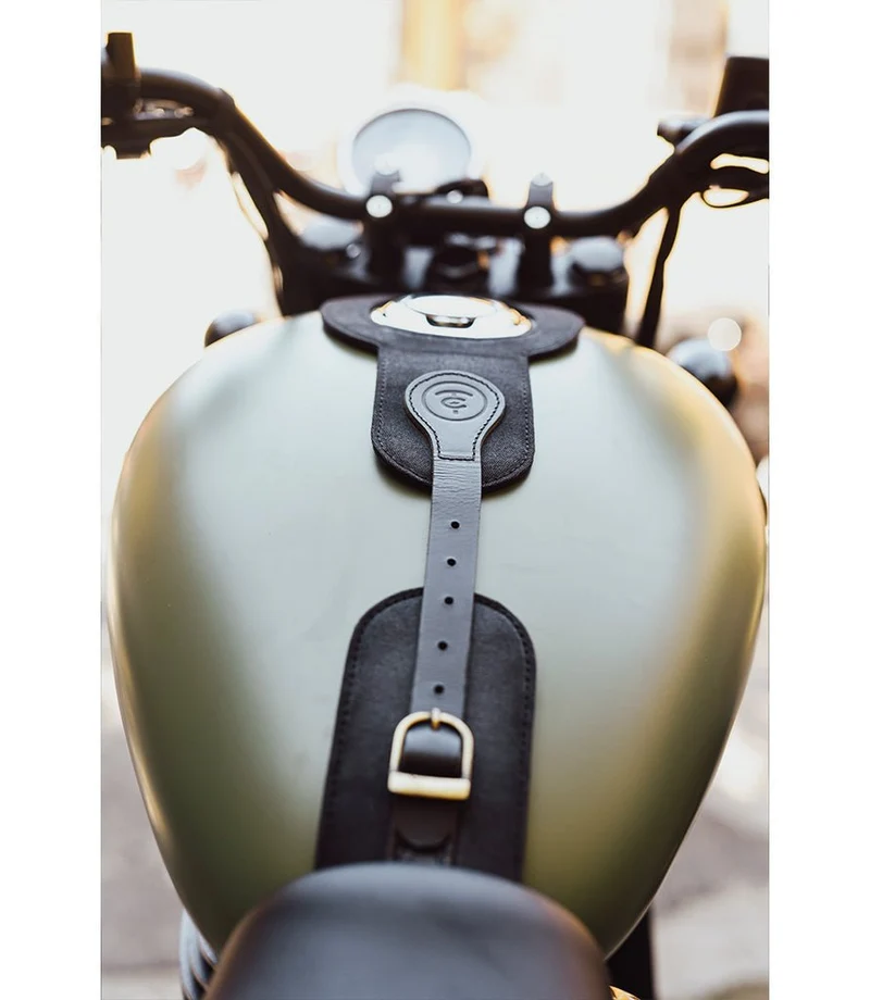 Paraserbatoio per Meteor 350 - Cafe Twin x Trip Machine - Nero