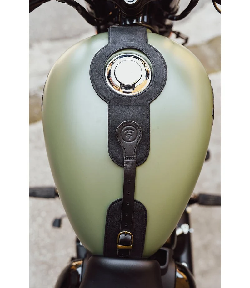 Paraserbatoio per Meteor 350 - Cafe Twin x Trip Machine - Nero