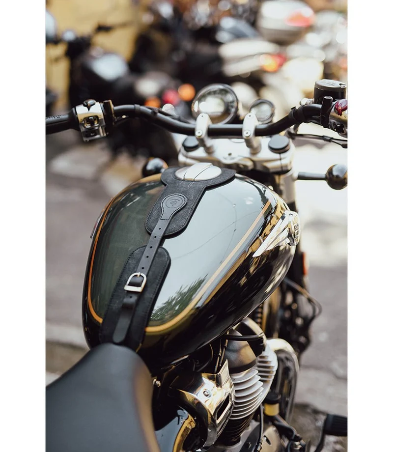 Paraserbatoio per Super Meteor 650 - Cafe Twin x Trip Machine - Nero