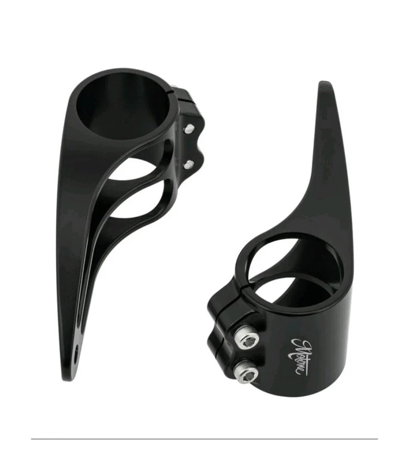 Supporto Faro Nero per Forcelle da 41 mm