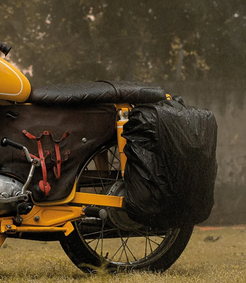 Zaino Vintage Moto Trip Machine - Rambler - Dark Tan